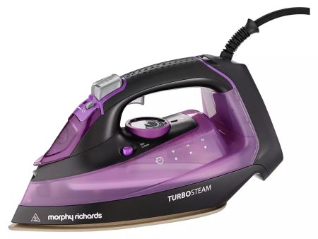 Ferro de Engomar Morphy Richards Turbosteam Roxo (303140) Hot on Sale