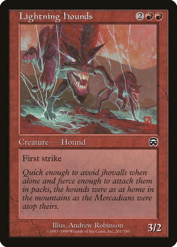 Lightning Hounds [Mercadian Masques] Sale