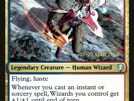 Adeliz, the Cinder Wind [Dominaria Prerelease Promos] on Sale