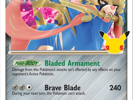 Zacian LV.X (SWSH135) (Celebrations) [Sword & Shield: Black Star Promos] Cheap